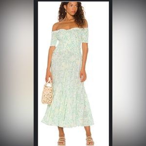 Poupette St Barth Soledad Midi Dress - Size M